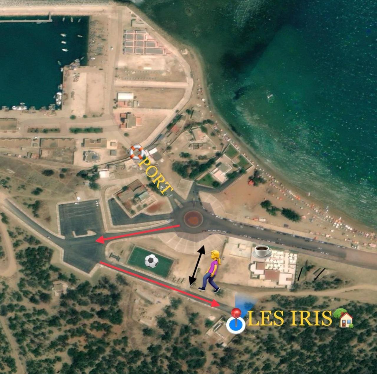 Les Iris Hotel Al Hoceïma Kültér fotó